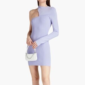Gauge81 Tinio One Shoulder Lavender Knit Dress
